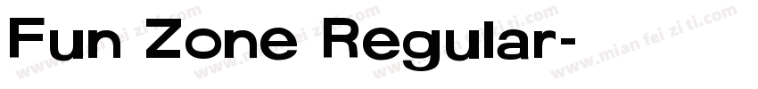 Fun Zone Regular字体转换